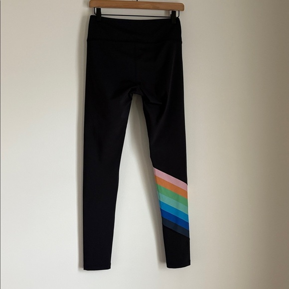 Free People FP Movement Rainbow Runner Legging High Rise in Black Size S - Picture 4 of 13
